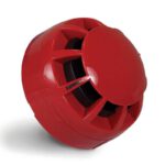 Avertisseur sonore + flash adressable alimenté par boucle – rouge