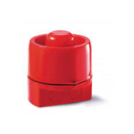 Avertisseur sonore et lumineux incendie conventionnel combiné 24V rouge étanche IP65 – 4 tons – 103 dB(A)