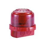 Avertisseur sonore et lumineux incendie conventionnel combiné 24V rouge étanche IP65 – 4 tons – 103 dB(A) – Image 3