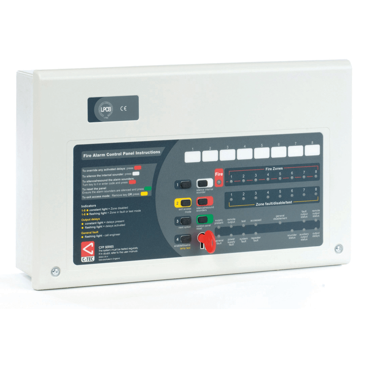 centrale detection incendie conventionnel CFP Standard 4 zones
Code de commande : CFP708-4