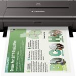 Imprimante Jet d’encre Portable Canon PIXMA iP110 avec batterie (9596B029AB)