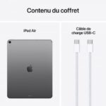 iPad Air 13″ Wi Fi 128 Go – Gris Sidéral (MCNH4QA/A) – Image 3