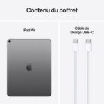 iPad Air 13″ Wi Fi 128 Go – Gris Sidéral (MCNH4QA/A) – Image 4
