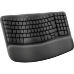 Logitech Wave Keys clavier RF sans fil + Bluetooth AZERTY Français Graphite (920-012286) – Image 4