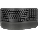 Logitech Wave Keys clavier RF sans fil + Bluetooth AZERTY Français Graphite (920-012286) – Image 2
