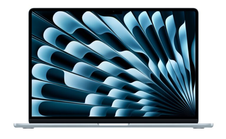 Apple MacBook AIR 15 pouces M4 16Go / 256Go – SKY BLUE (MC7A4)