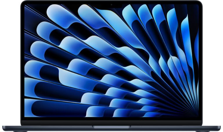 MacBook Air 13″ – Puce M4, 24 Go, 512 Go, Minuit (MC6C4)