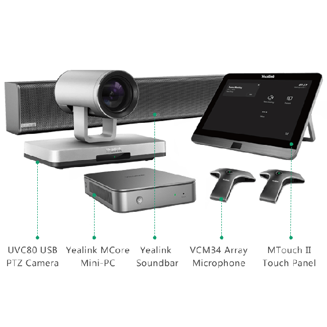 Yealink MVC800 II Système de Vidéoconférence Microsoft Teams