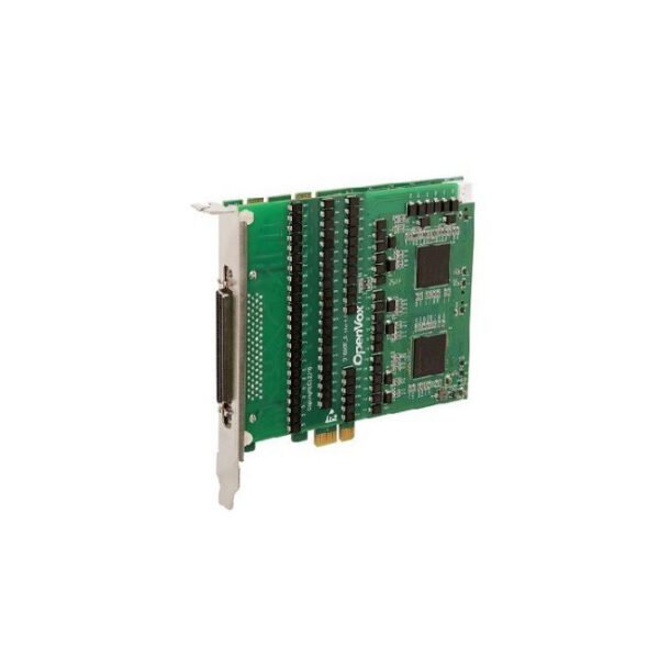 OpenVox DE1630E Carte PCI-E 16 Ports T1/E1/J1 avec Echo Cancellation