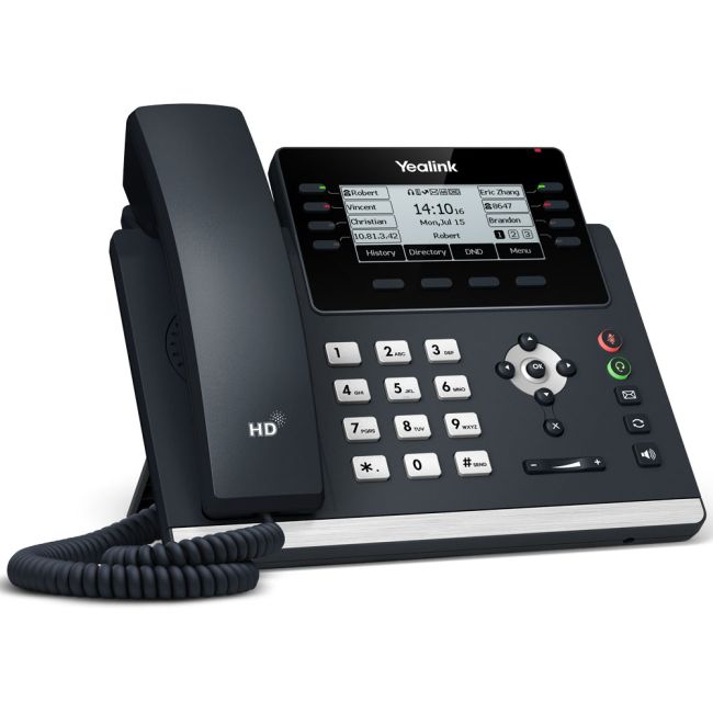 Yealink SIP-T43U Téléphone IP 12 Lignes