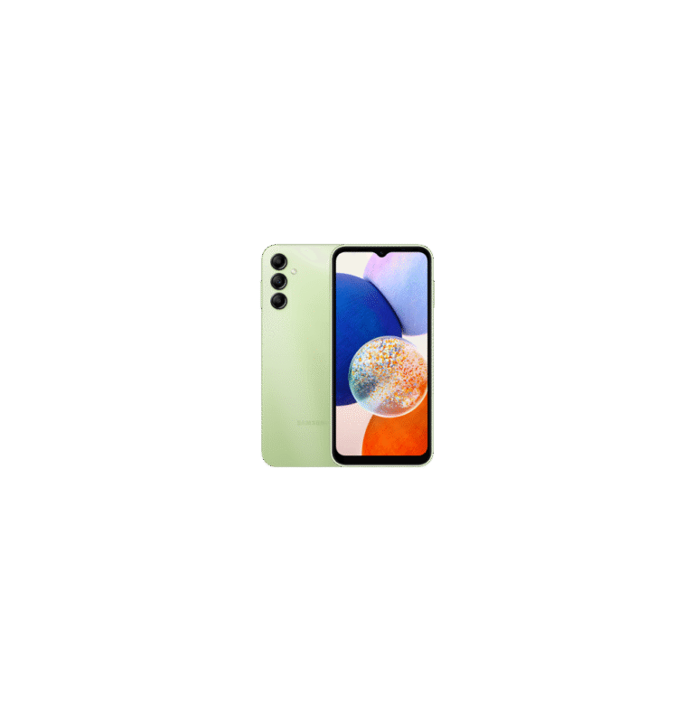 Smartphone Samsung Galaxy A14  – Vert clair (SM-A1475FLGGMWD)