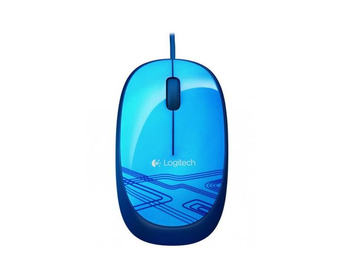 Souris Filaire Logitech M105 Bleu (910-003114)