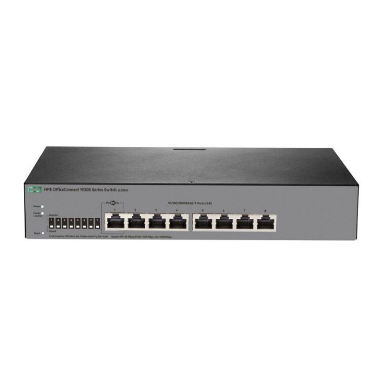 SWITCH HPE OFFICECONNECT 1920S 8G GIGABIT SMART MANAGED (JL380A)