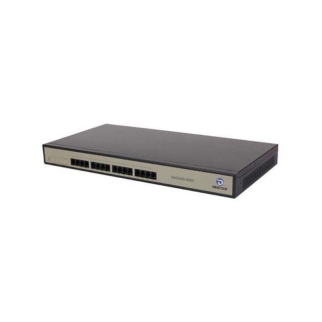 Dinstar DAG2000-8S8O Passerelle VoIP hybride FXO/FXS