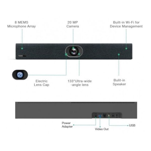 Yealink UVC40 Tout-en-un Barre de Visioconférence USB