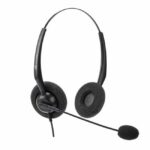 VBeT VT1200 RJ09 Casque Filaire Duo